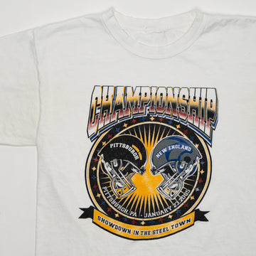 Vintage '05 Championship Steelers v. Patriots Tee (M) | Rebalance Vintage.