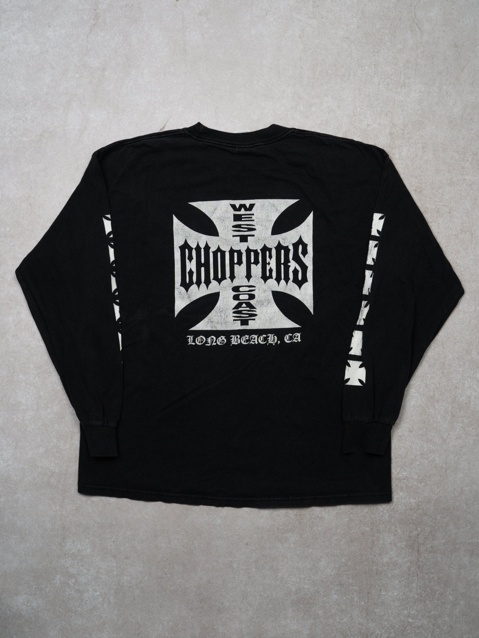 Vintage Black West Coast Choppers CA Long Sleeve