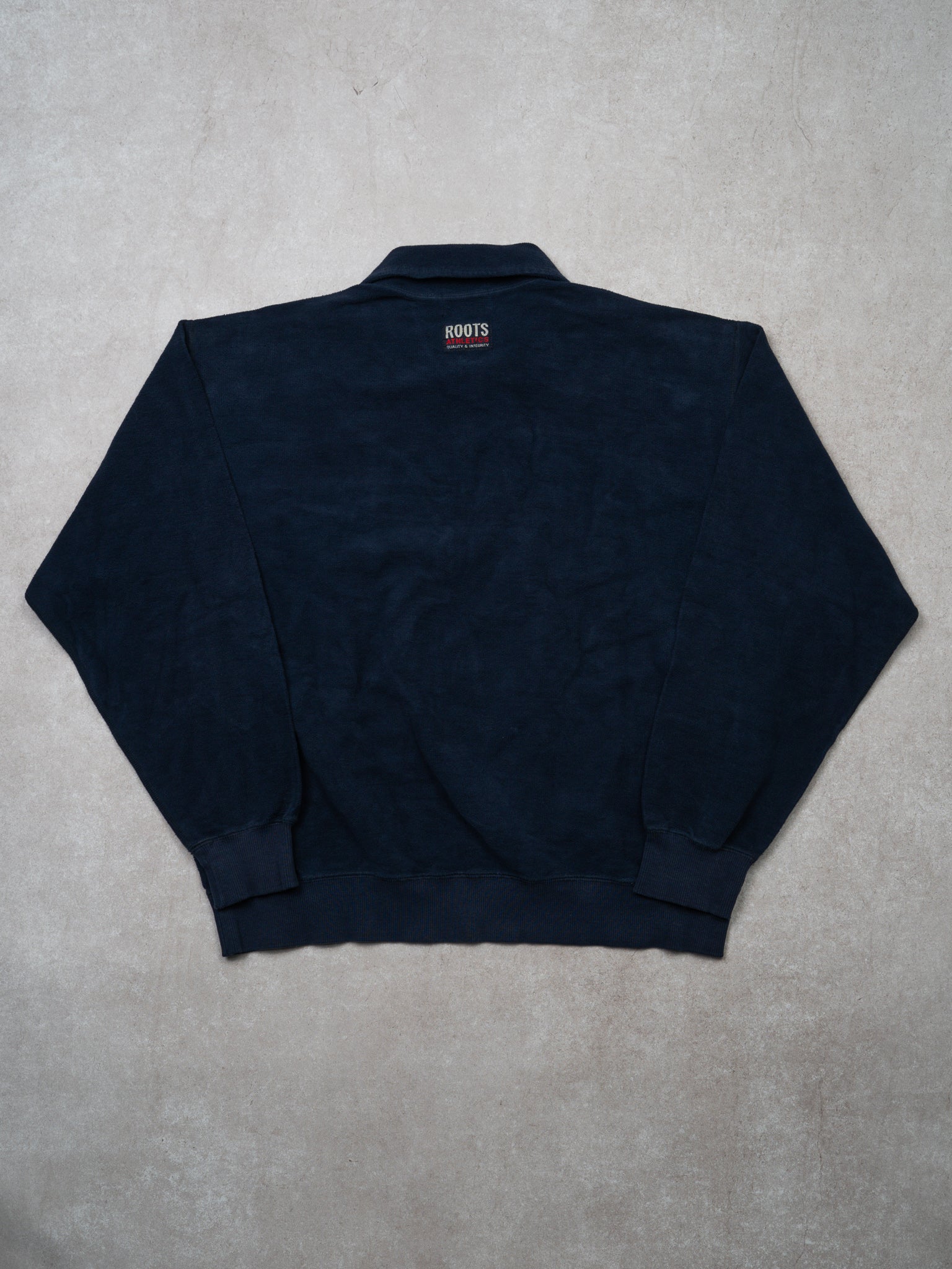 Vintage '99 Blue Roots x NHLPA 1/4 Zip Sweater (XL)
