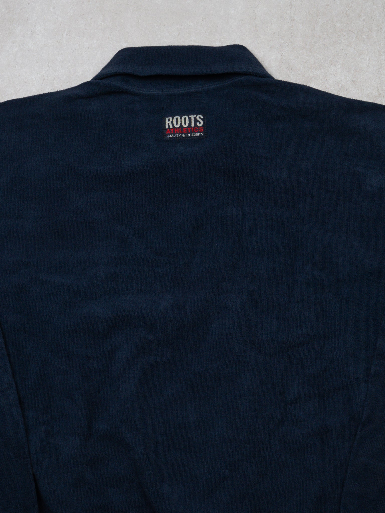 Vintage '99 Blue Roots x NHLPA 1/4 Zip Sweater (XL)