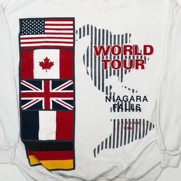 Vintage 80s World Tour Niagara Falls Crewneck (XL) | Rebalance Vintage.
