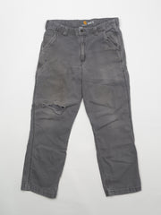 Vintage Rugged Grey Carhartt Cargo Pants (34 x 30)