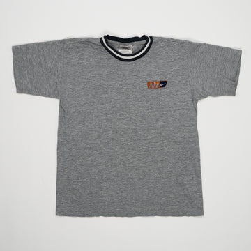 Vintage 90s Grey Nike Patch Tee | Rebalance Vintage.