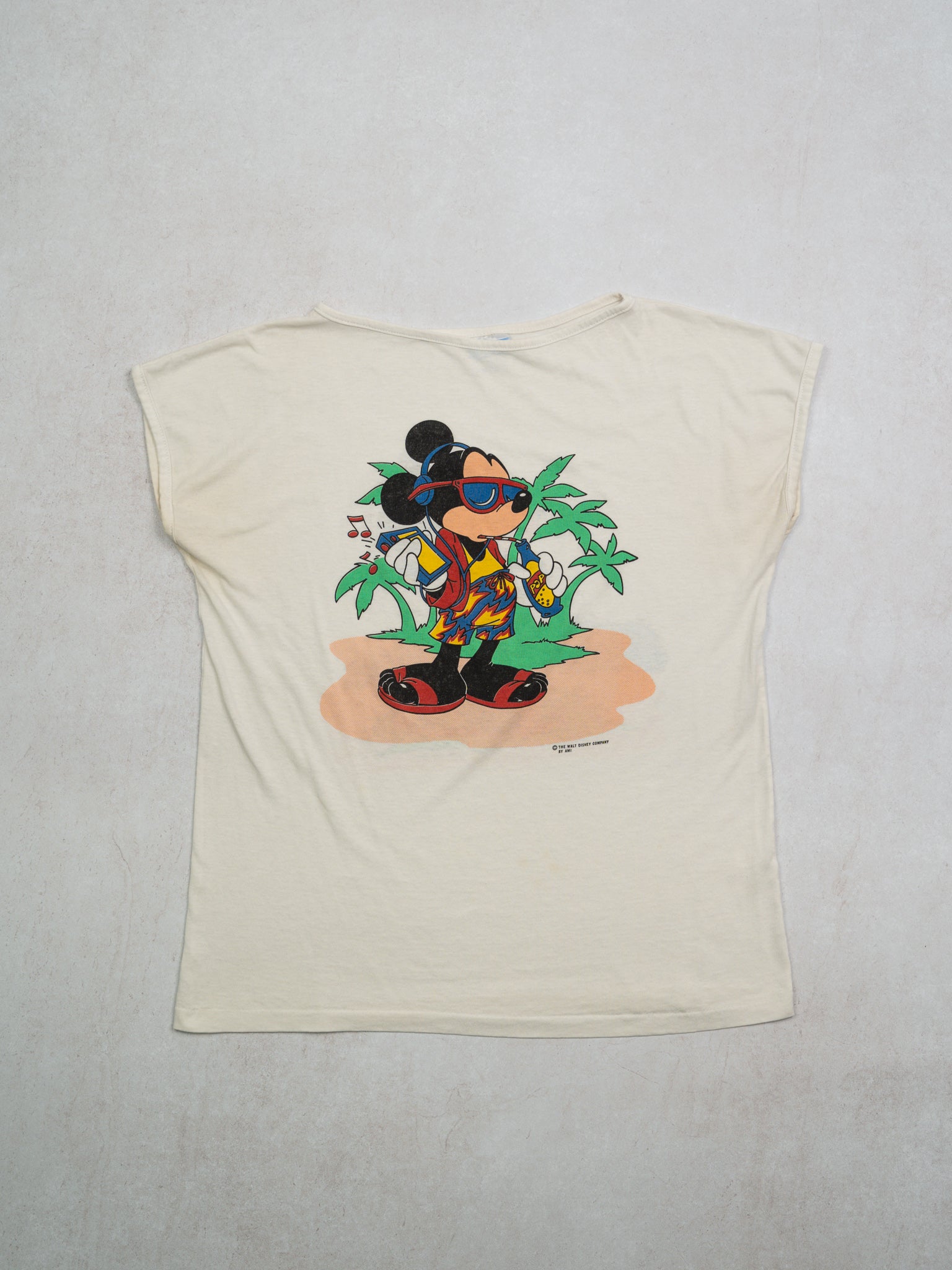 Vintage 80s Mickey Mouse Vacation Tank (M)