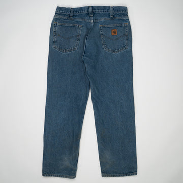 Vintage Blue Workwear Carhartt Jeans (34 x 30) | Rebalance Vintage.