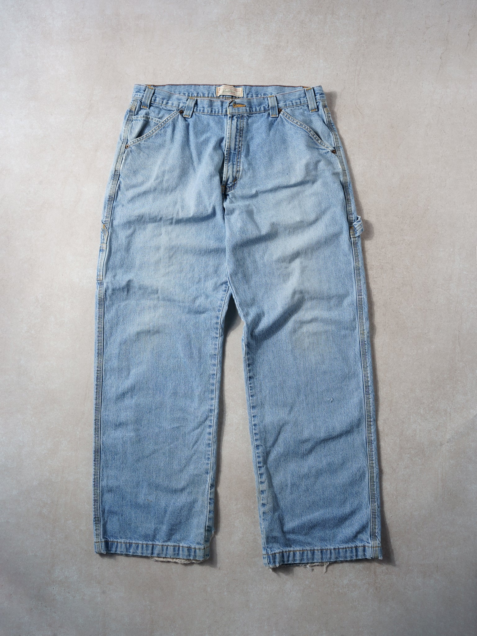Vintage 90s Light Wash Levi's Denim Carpenter Pants (36x31)