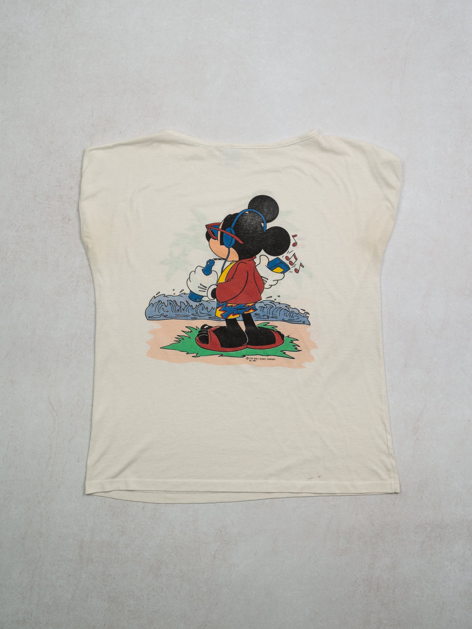 Vintage 80s Mickey Mouse Vacation Tank (M)