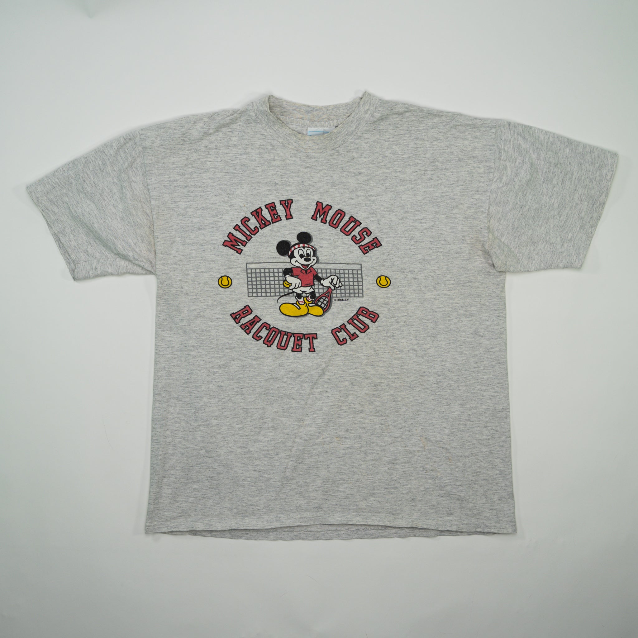 Vintage 90s Mickey Mouse Raquet Club Tee (M)