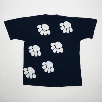 Vintage 90s Penn State Nittany Lions Paw Print Tee (M) | Rebalance Vintage.