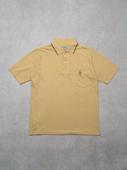 Vintage 70s Yellow Grand Slam Polo Shirt (M)