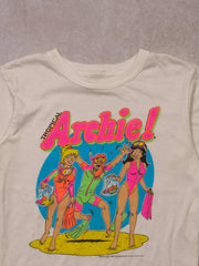 Vintage 90' Rare White Tropical Archie Comics Graphic Tee (S)