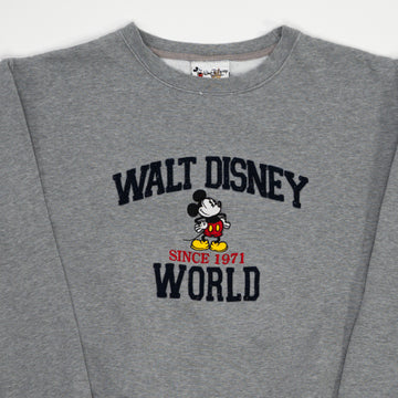 Vintage Grey Walt Disney World Mickey Mouse Crewneck (M) | Rebalance Vintage.