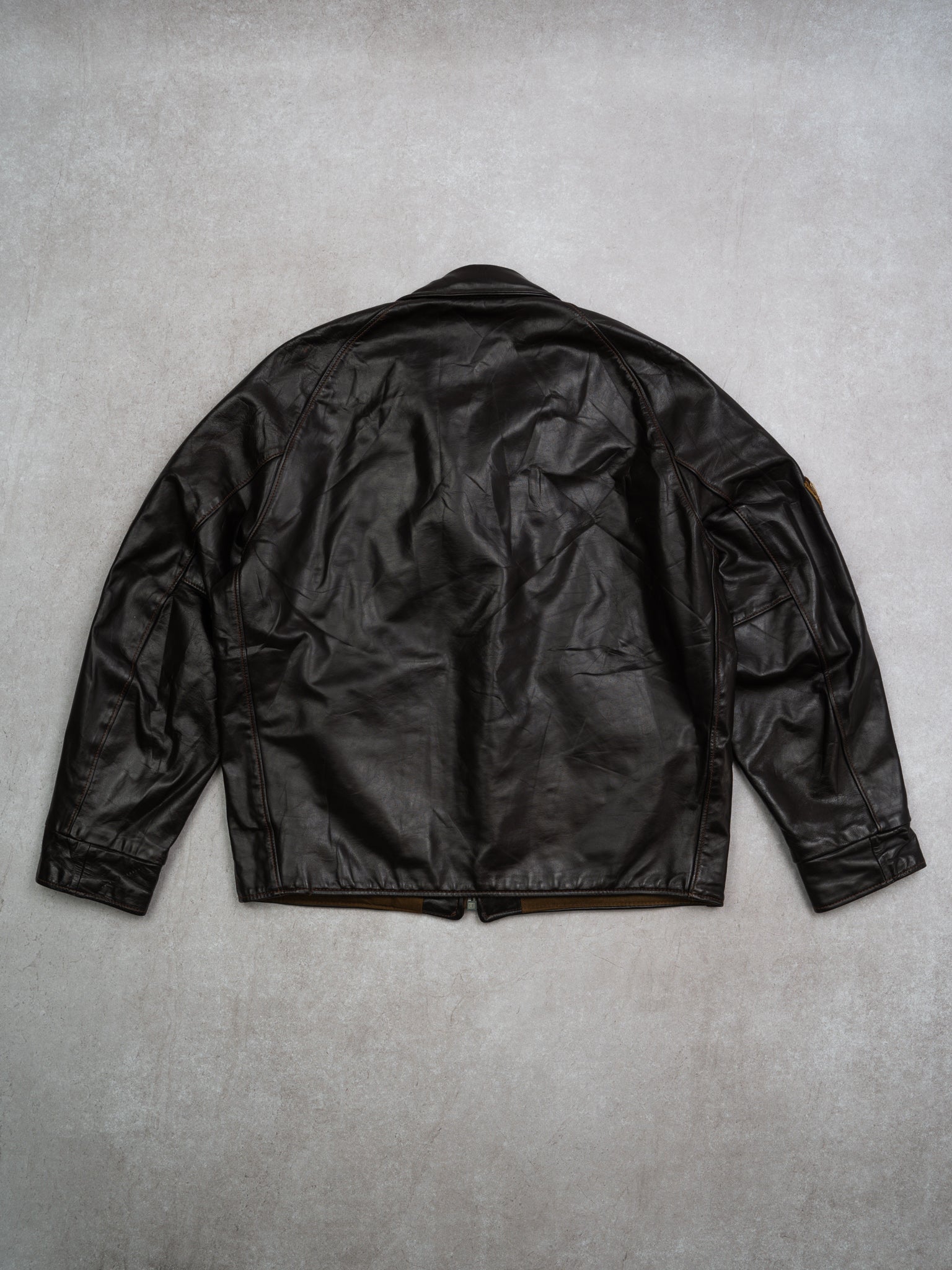 Vintage 60s Nipigon Weapons Canada Leather Jacket (L)