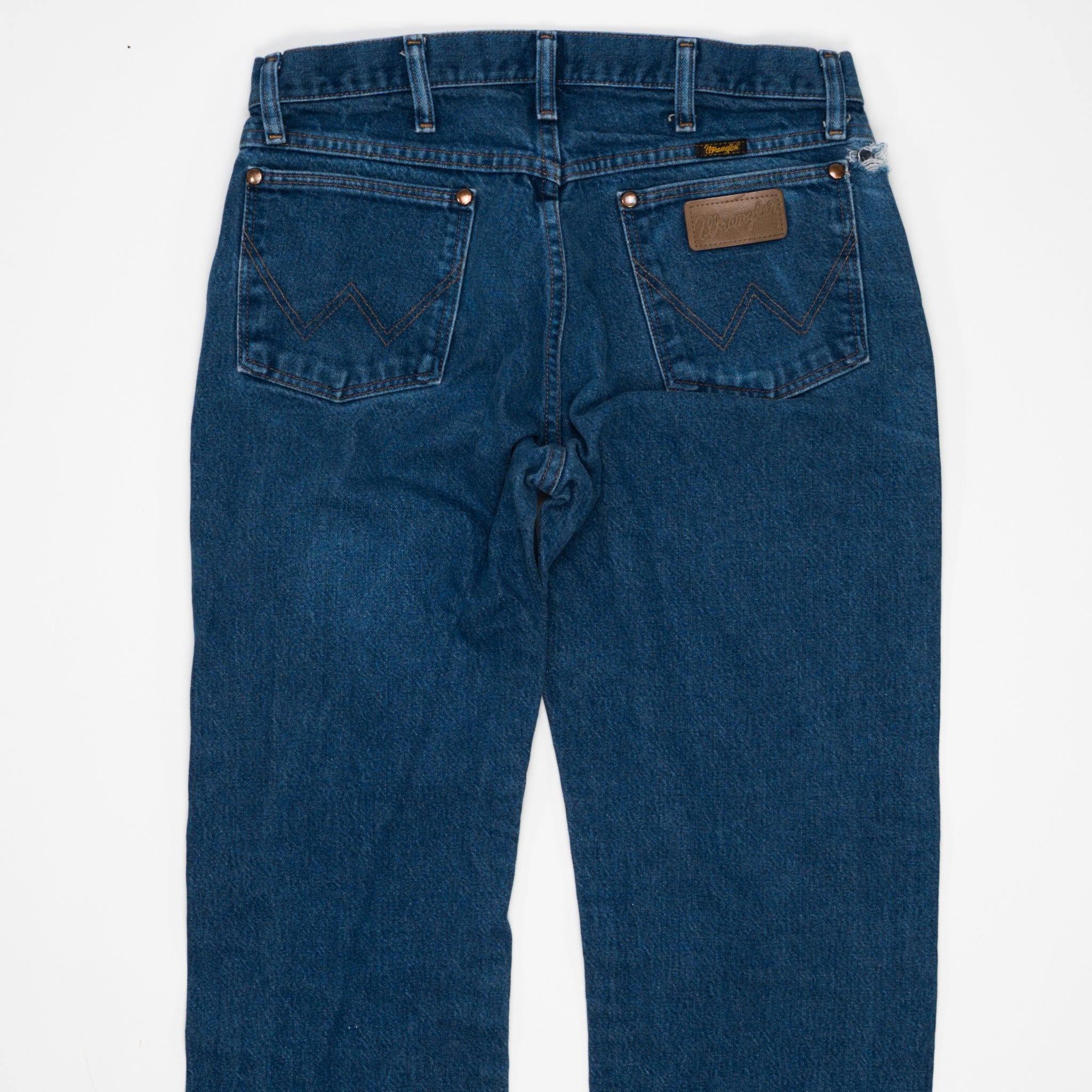 Vintage Dark Blue Wrangler Jeans (32 x 32) | Rebalance Vintage.
