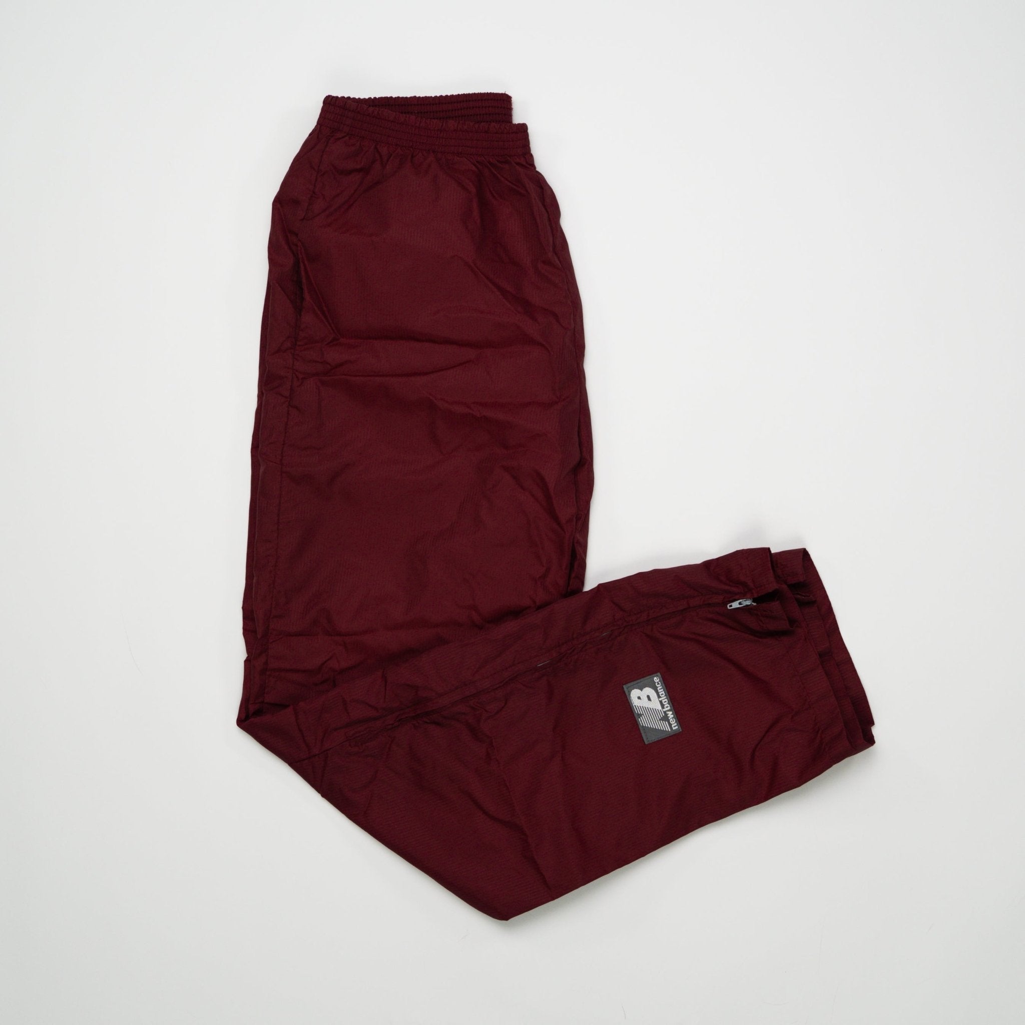 Vintage Maroon New Balance Windbreaker Pants (L) | Rebalance Vintage.