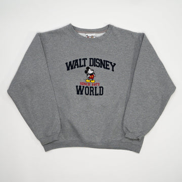 Vintage Grey Walt Disney World Mickey Mouse Crewneck (M) | Rebalance Vintage.