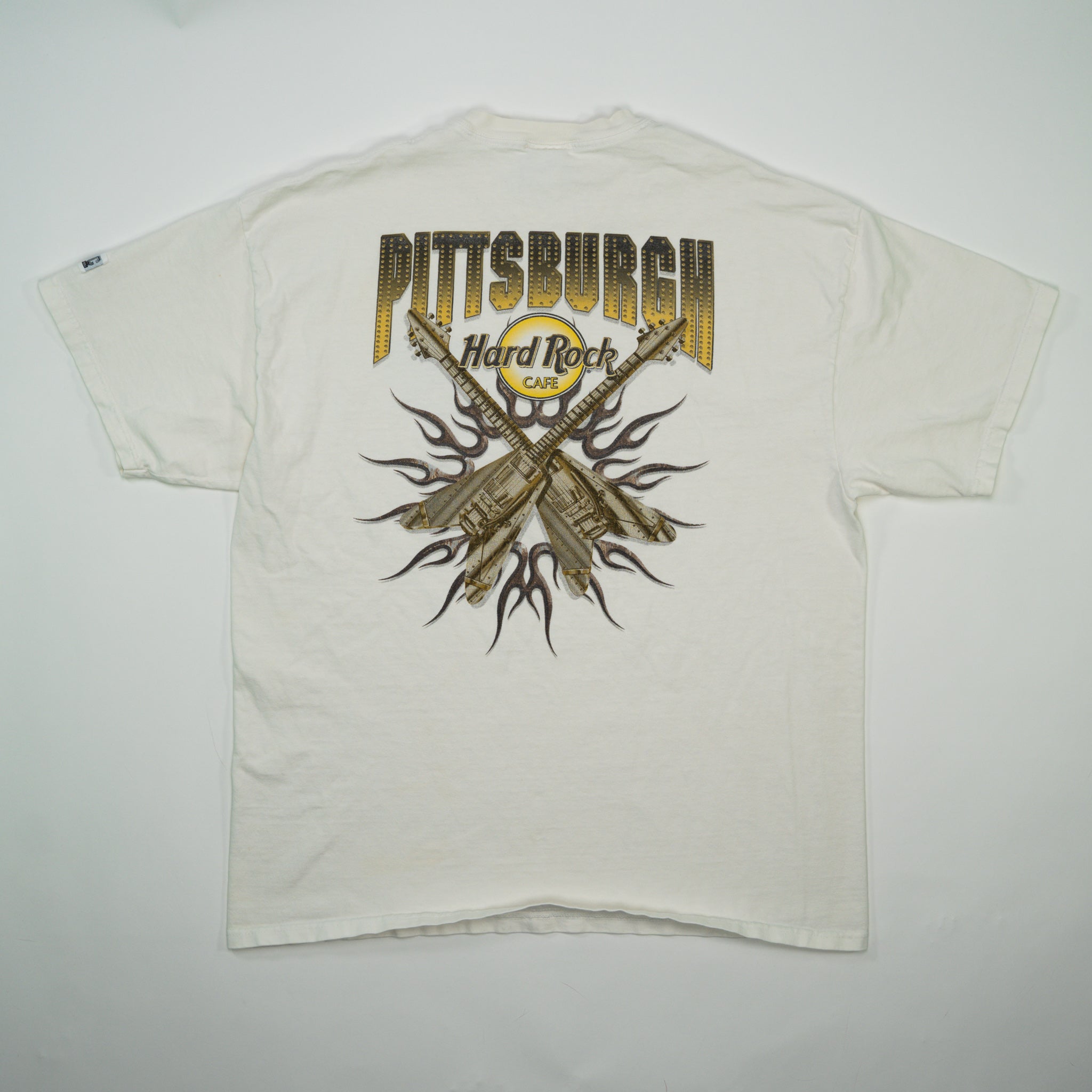 Vintage Cream Pittsburgh Hard Rock Cafe Guitar Tee (M/L)