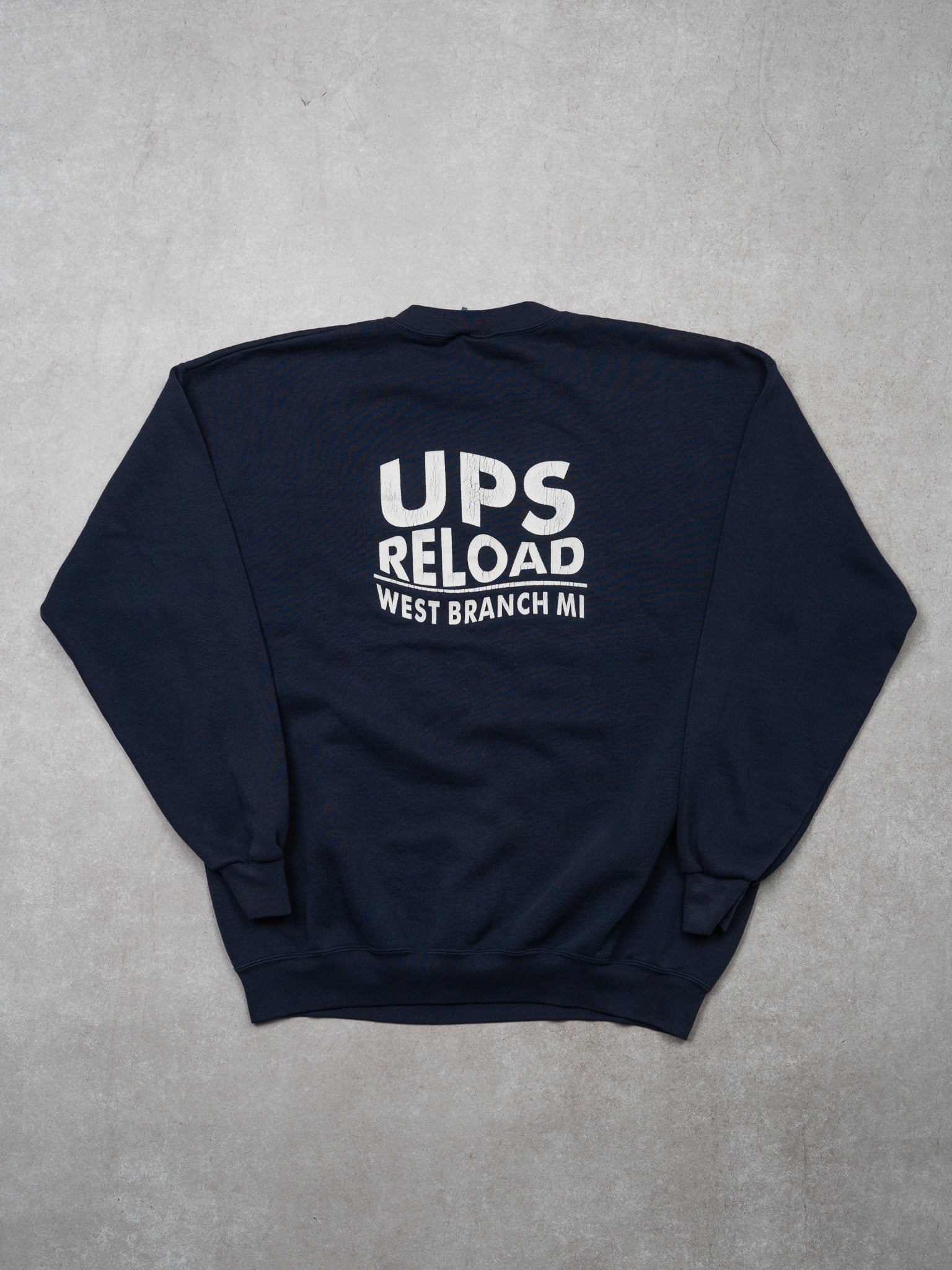 Vintage Navy UPS Reload x Lee Heavy Weight Crewneck (L)