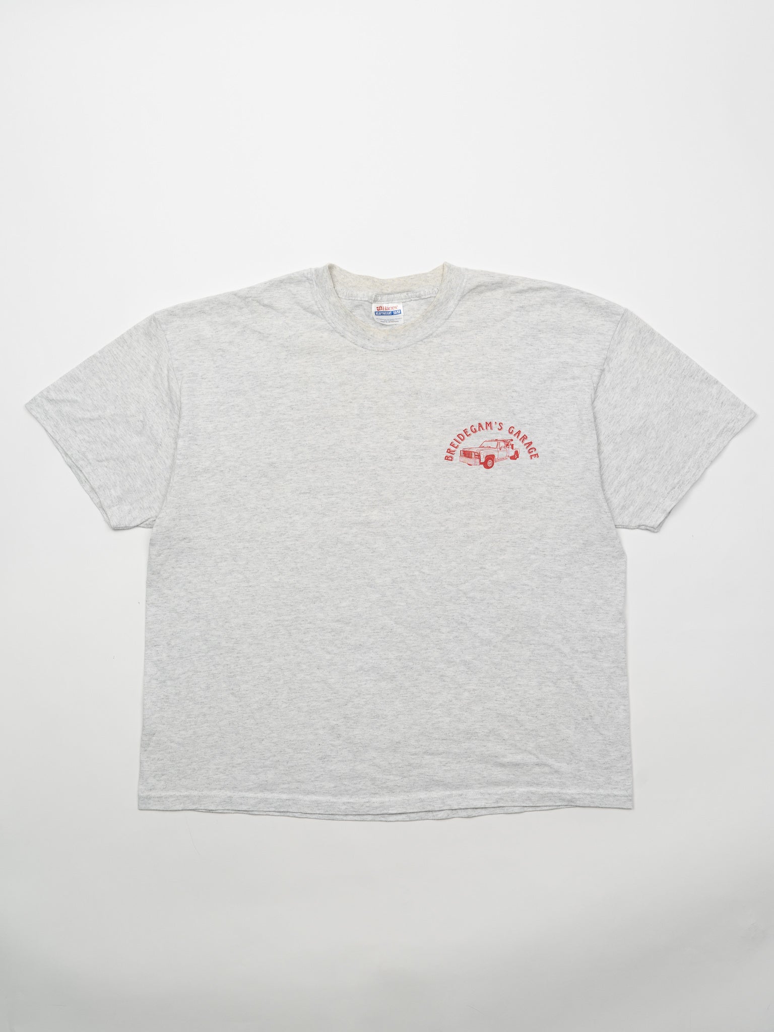 Vintage 90s Grey Breidegam's Garage Tee (L)