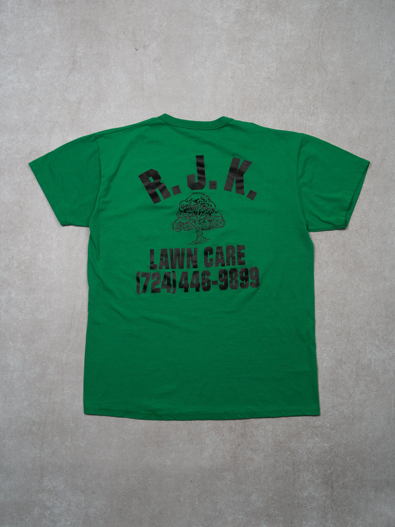 Vintage 90s R.J.K Lawn Care x Russell Athletics Tee (M/L)