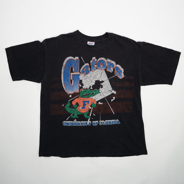 Vintage 90s Black University of Florida Gators Tee (L) | Rebalance Vintage.