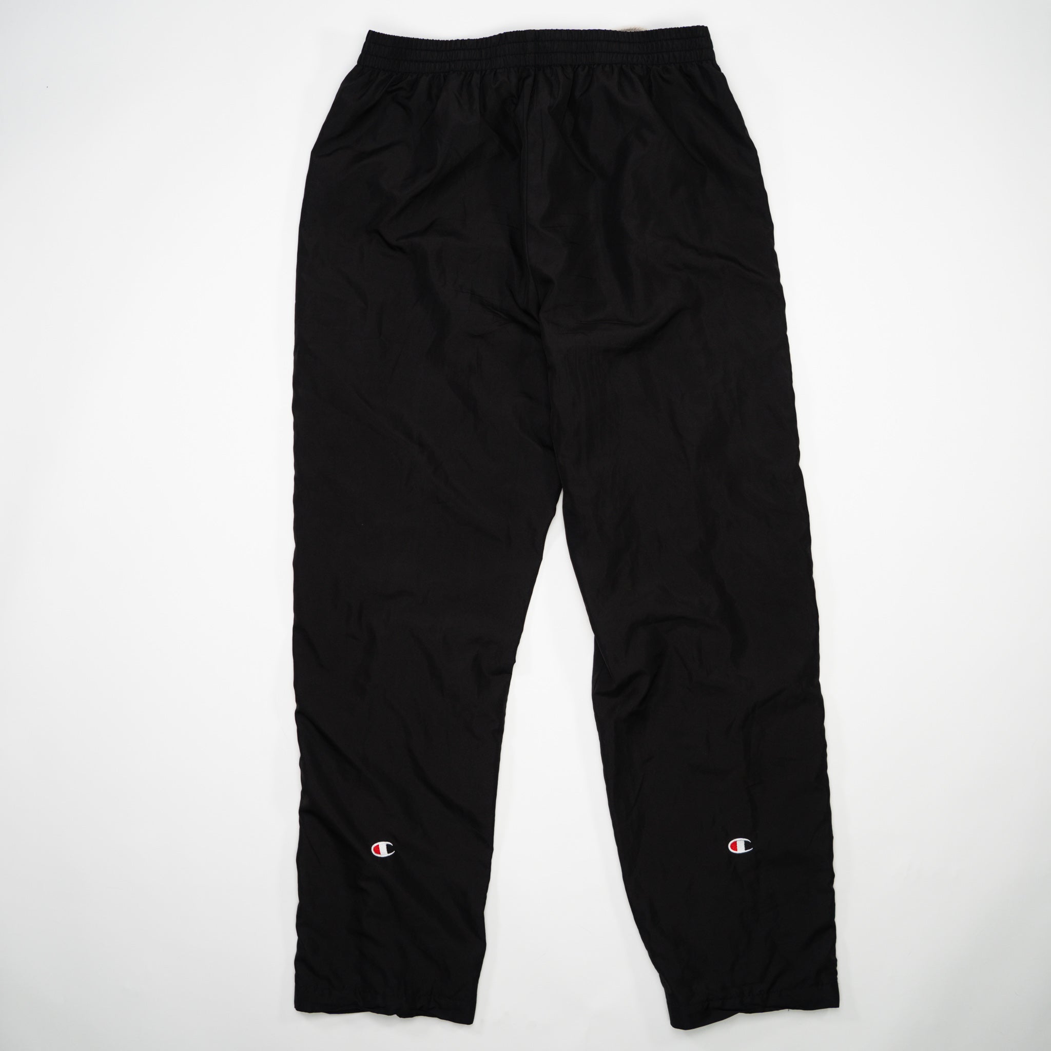 Vintage Black Champion Windbreaker Pants (M)