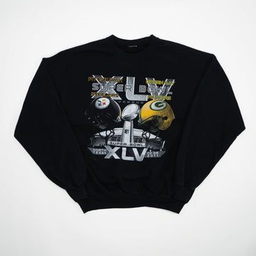 Steelers v. Packers Super Bowl XLV Crewneck (L) | Rebalance Vintage.