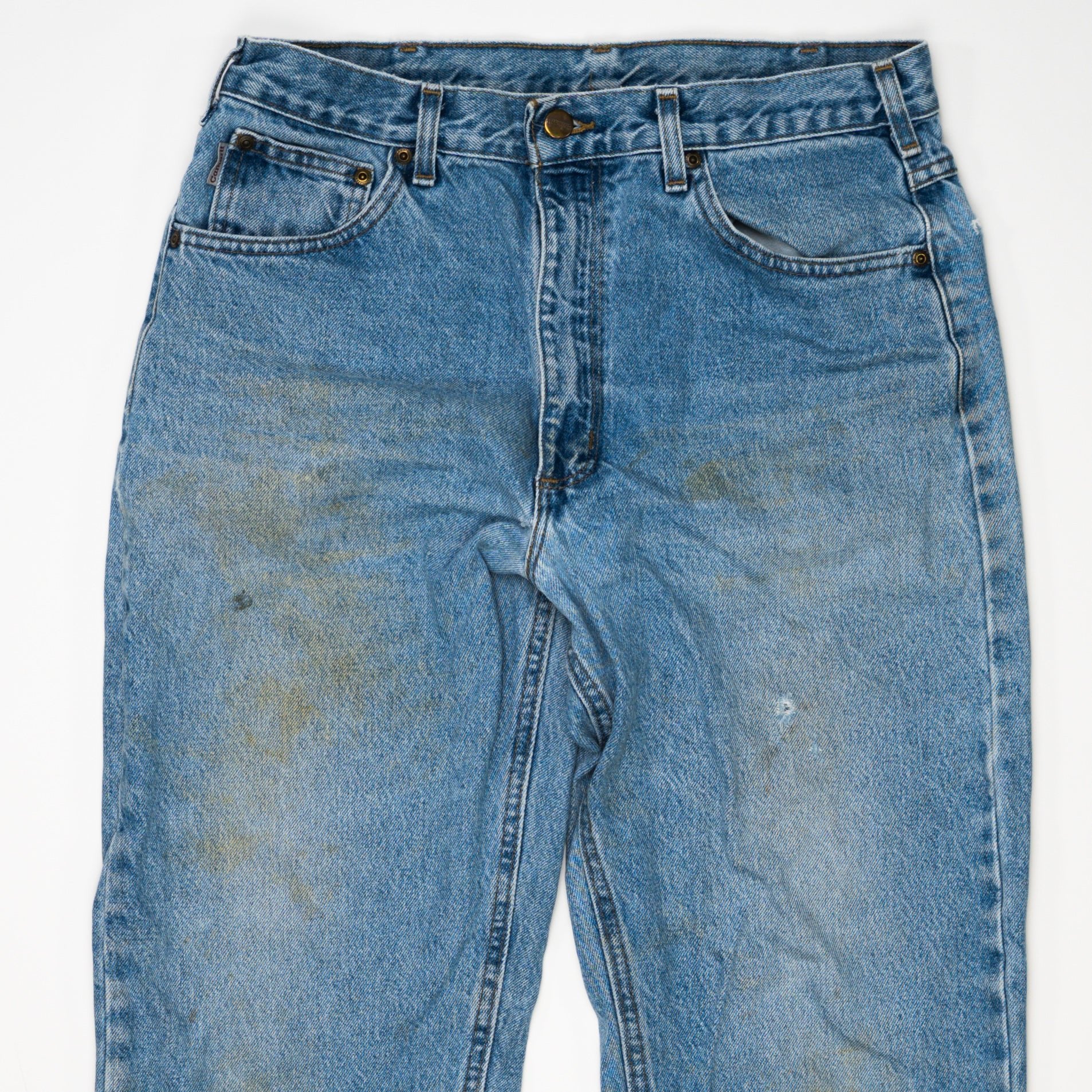 Vintage Blue Rugged Carhartt Jeans (34 x 34) | Rebalance Vintage.