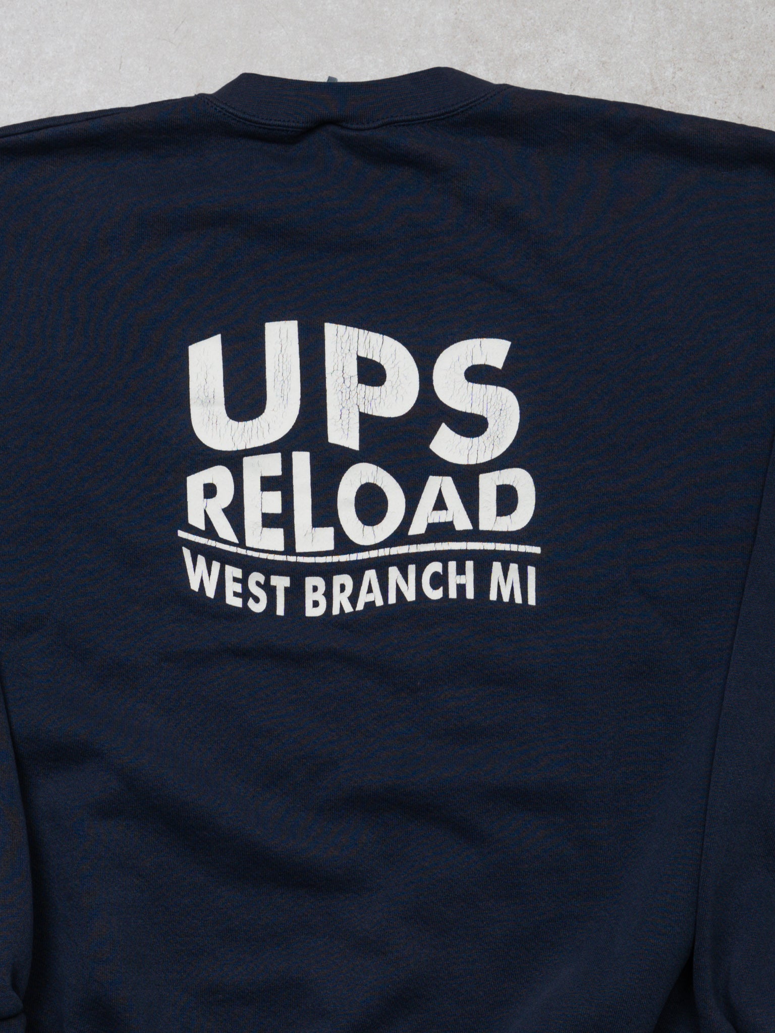 Vintage Navy UPS Reload x Lee Heavy Weight Crewneck (L)