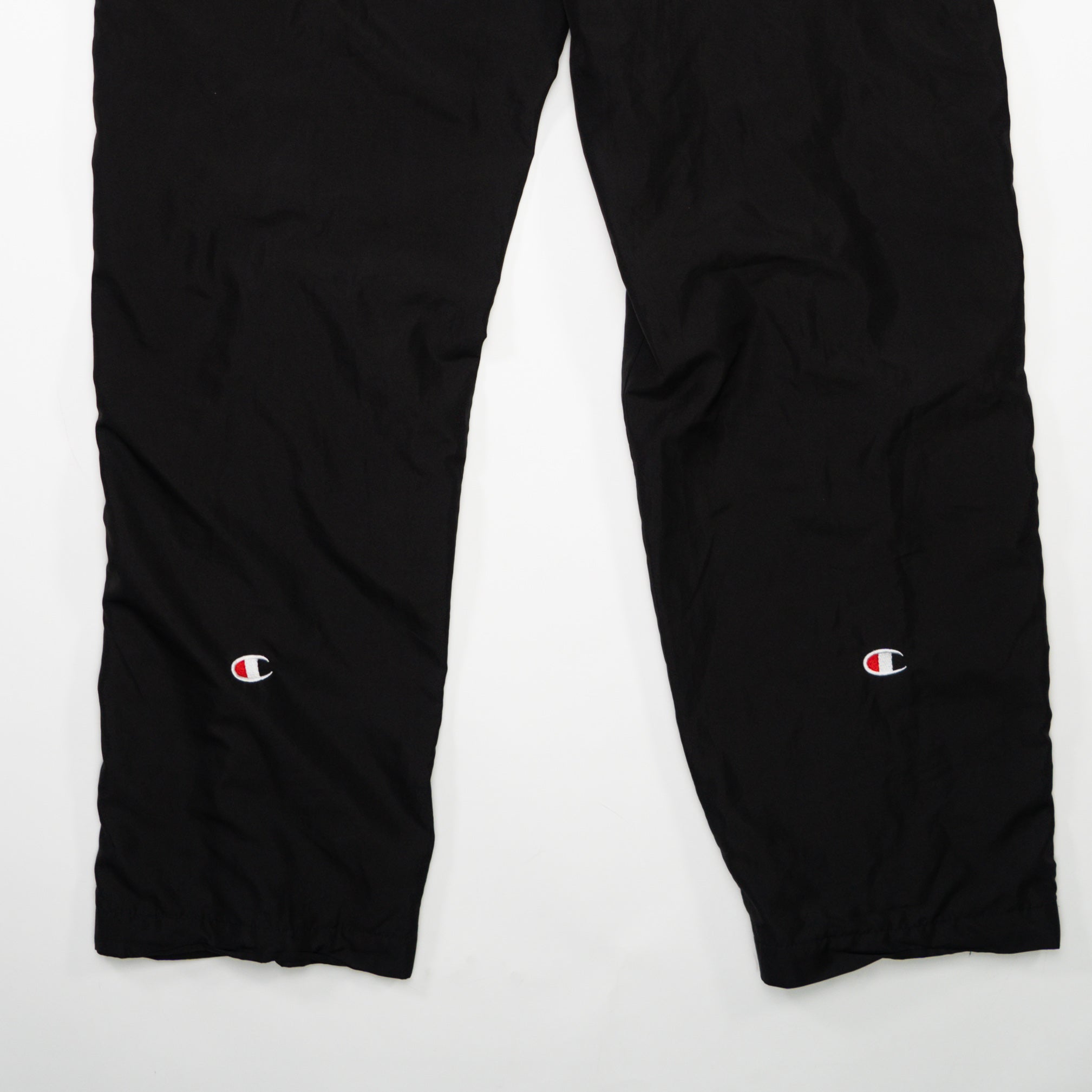 Vintage Black Champion Windbreaker Pants (M)