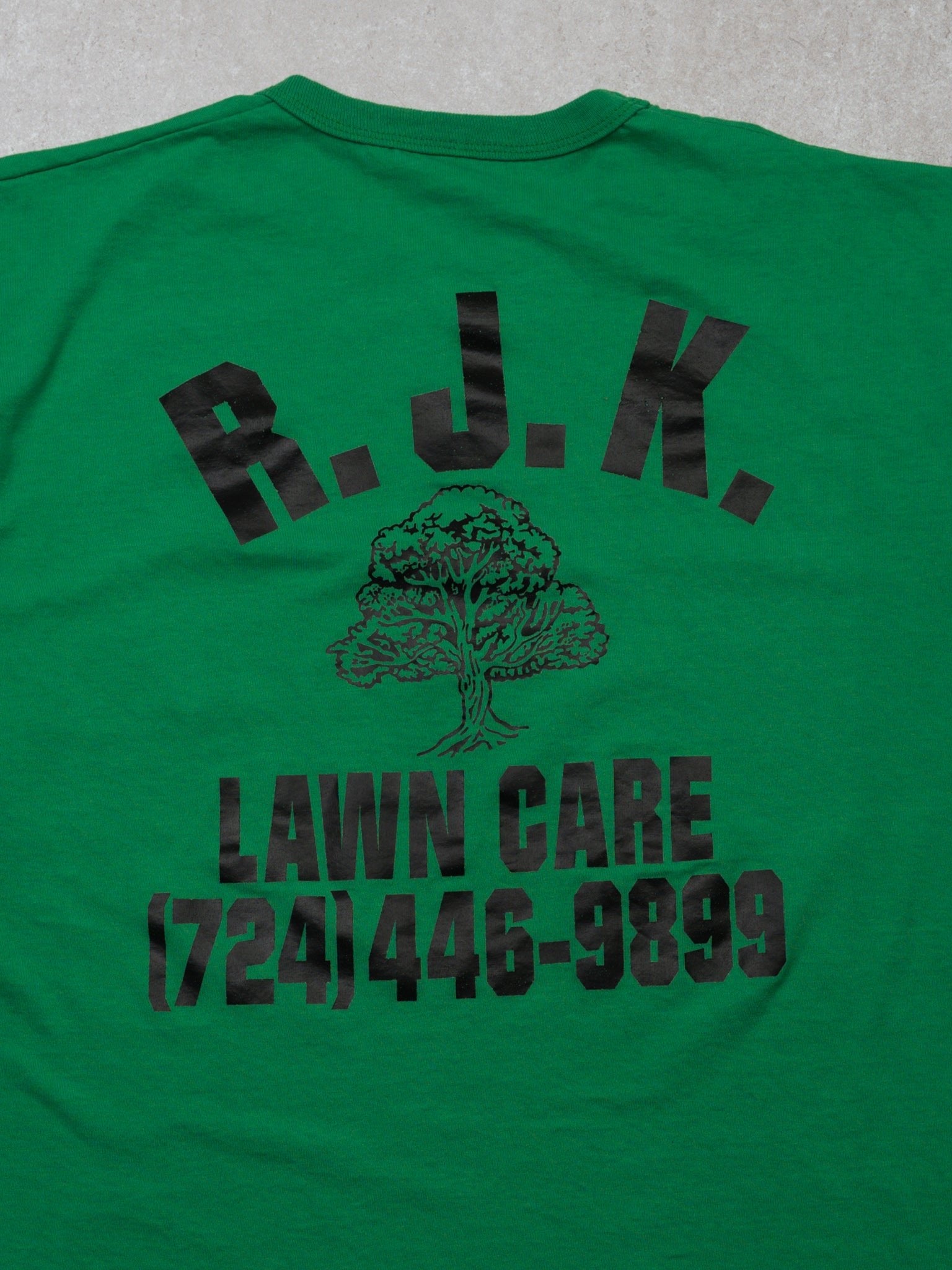 Vintage 90s R.J.K Lawn Care x Russell Athletics Tee (M/L)