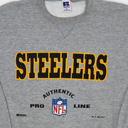 Vintage '95 Grey Steelers Proline x Russell Athletic Crewneck (L)