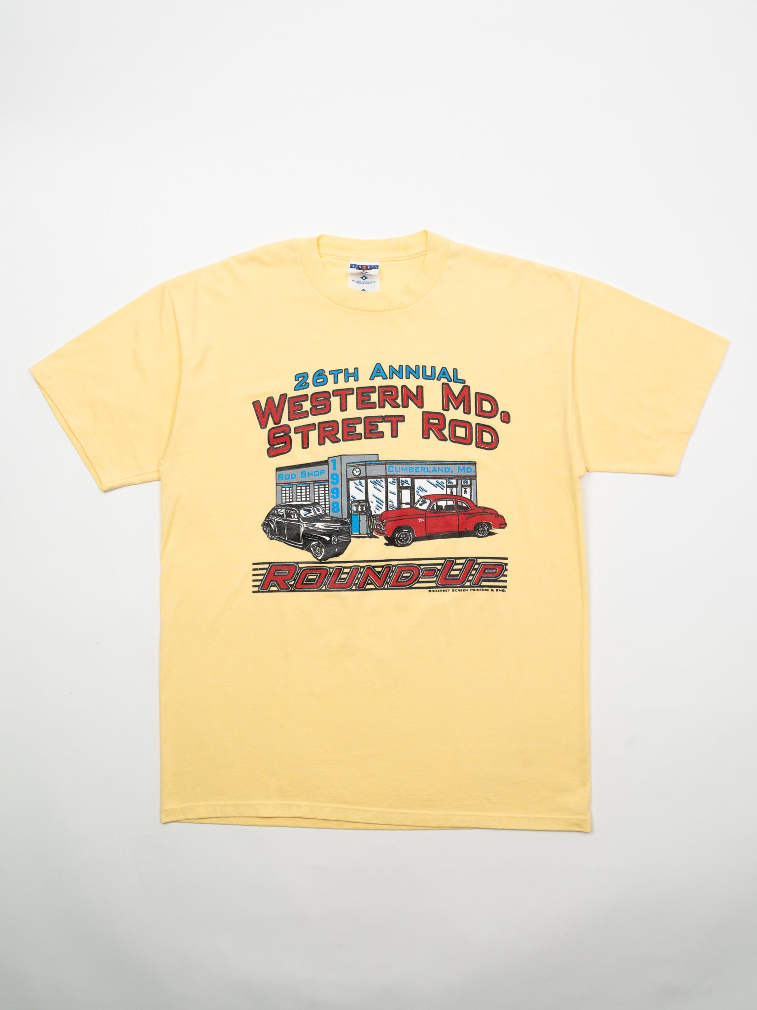 Vintage Yellow Western MD Street Rod Tee