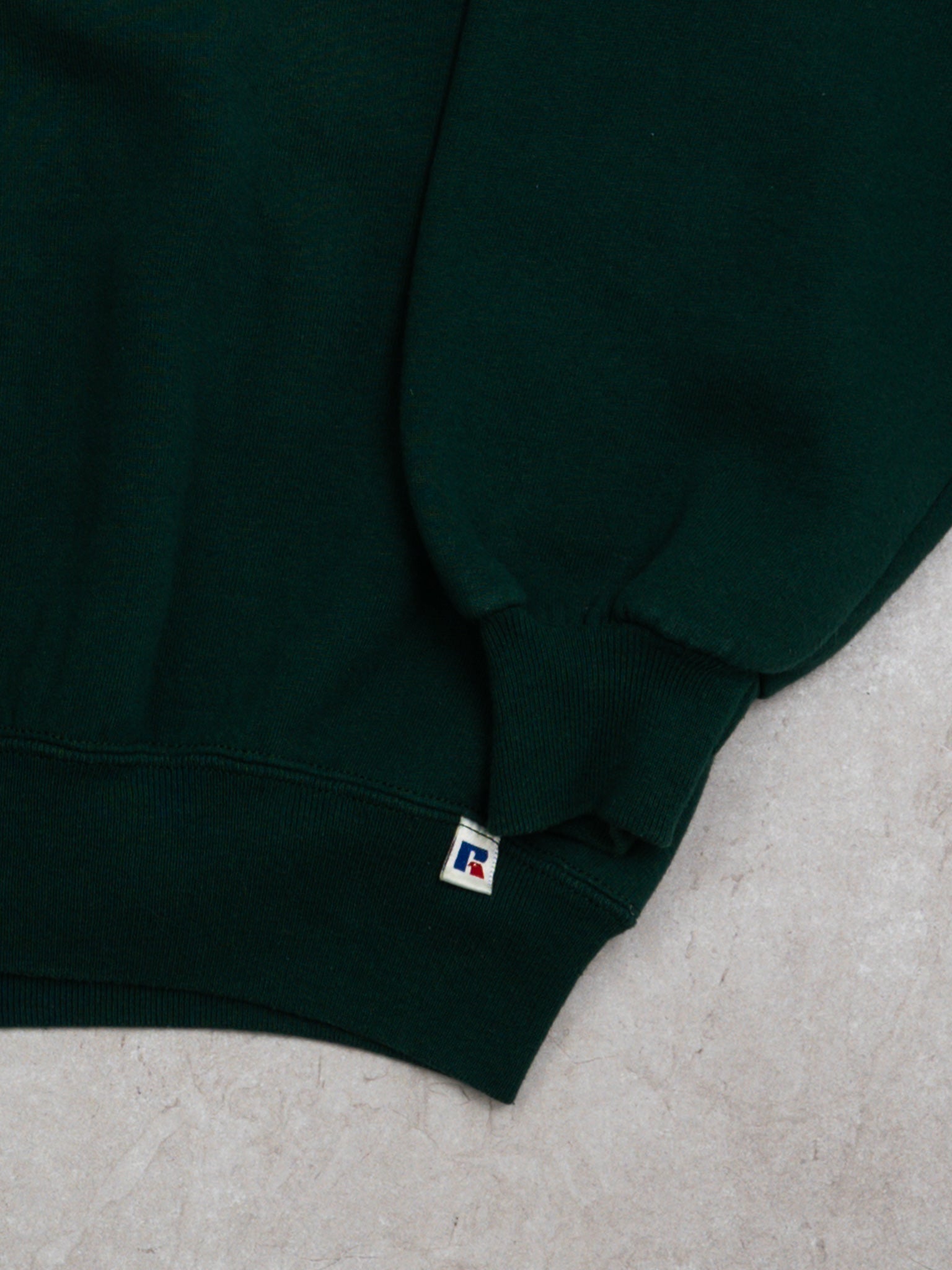Vintage 90s Green Sigma Sigma Sigma x  Russell Athletics Crewneck (L)