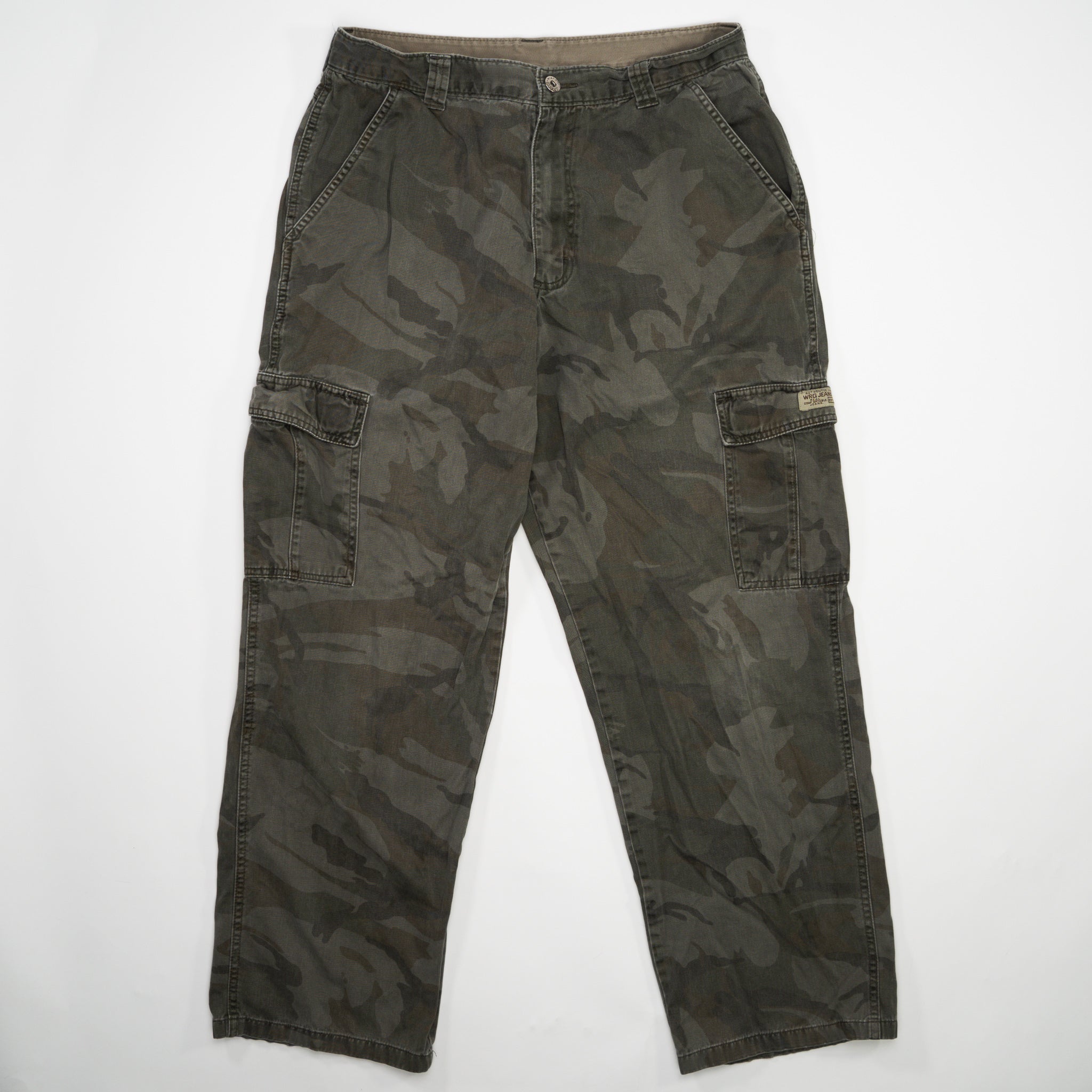 Vintage Wrangler Camouflage Army Cargo Pants (32 x 32)