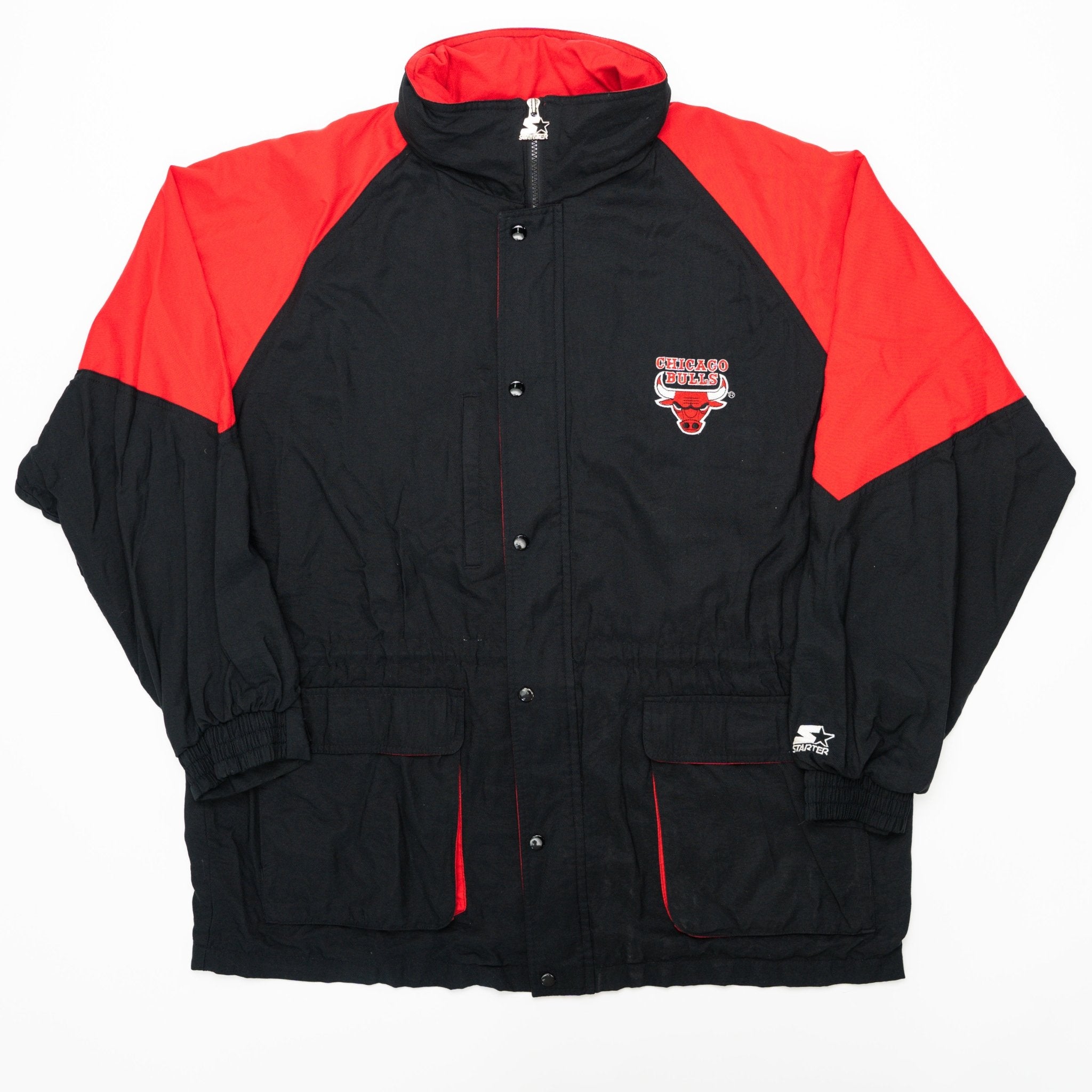Vintage Rare 90s Chicago Bulls x Starter Jacket (M/L) | Rebalance Vintage.