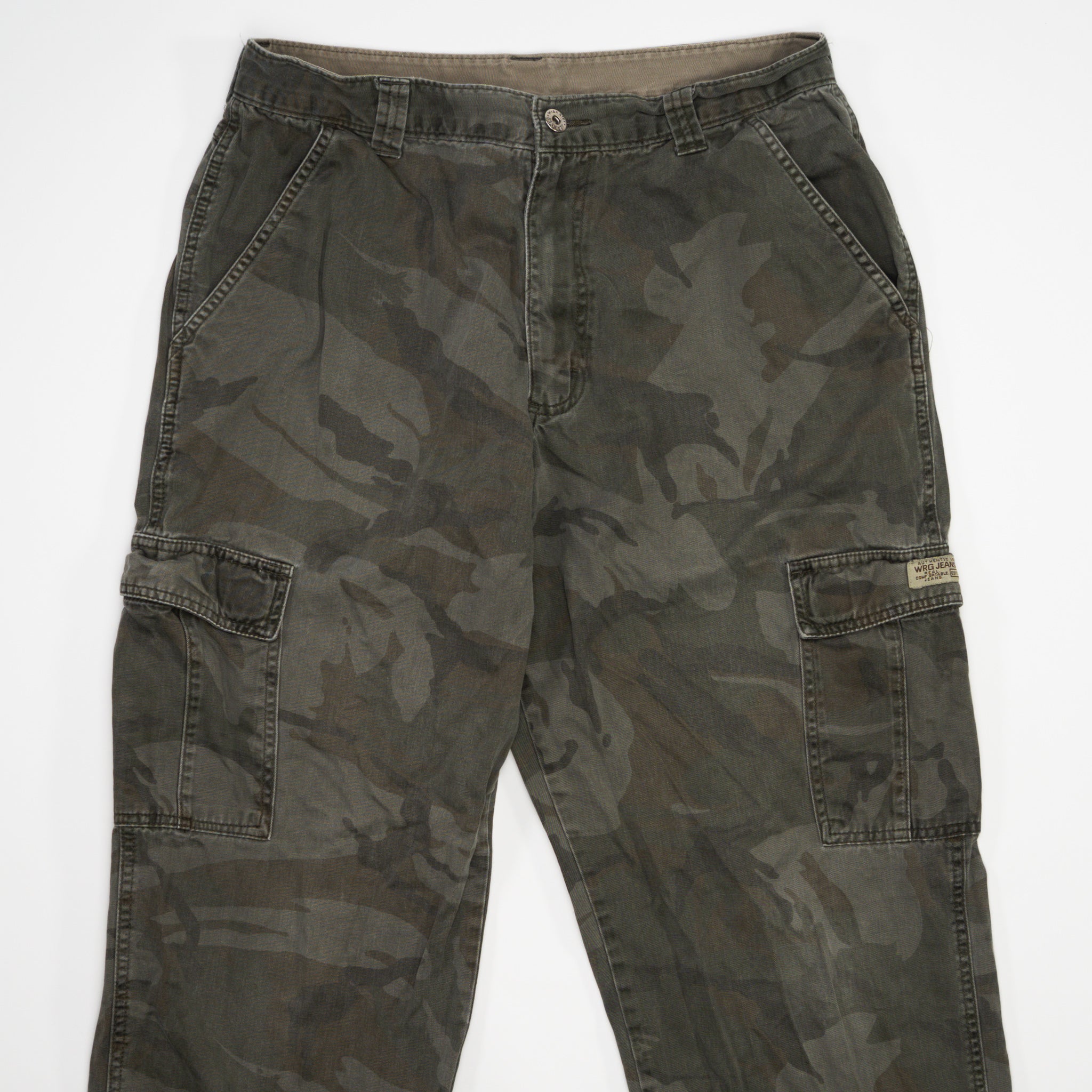 Vintage Wrangler Camouflage Army Cargo Pants (32 x 32)