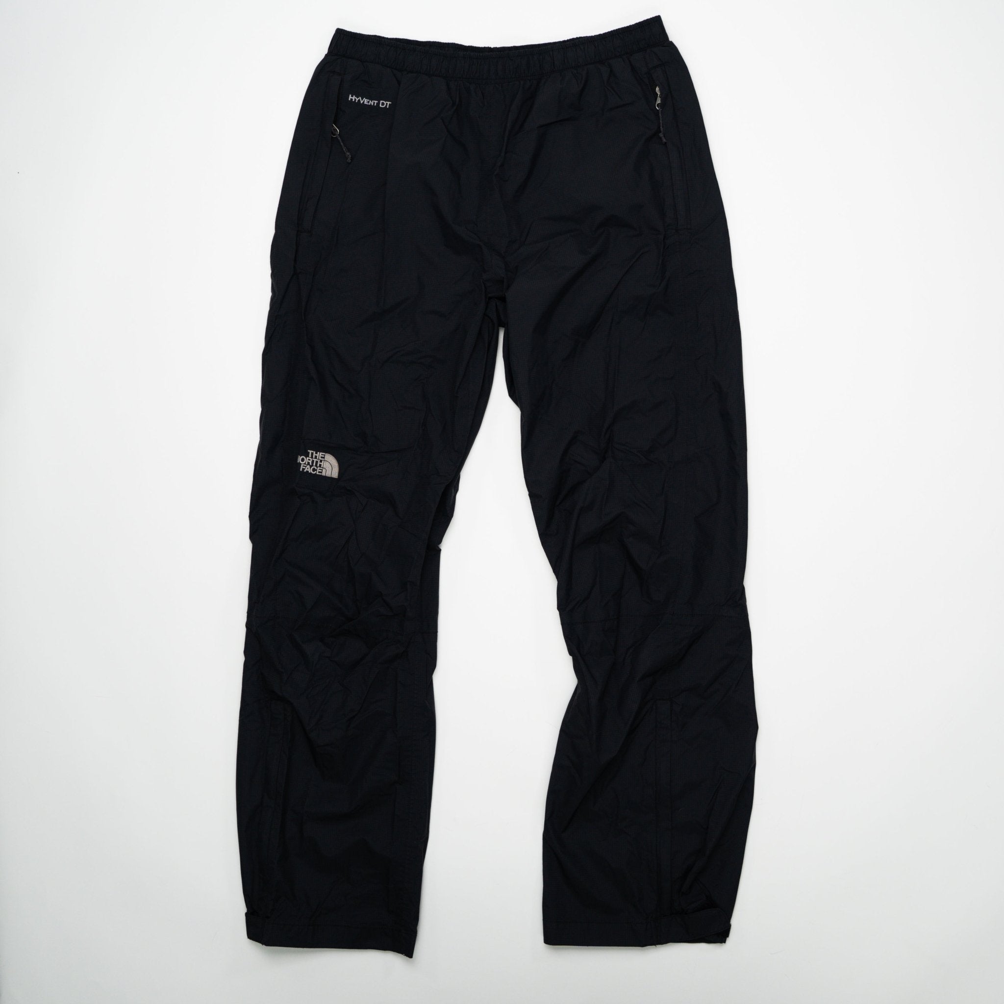 Vintage Black North Face Windbreaker Pants (M) | Rebalance Vintage.
