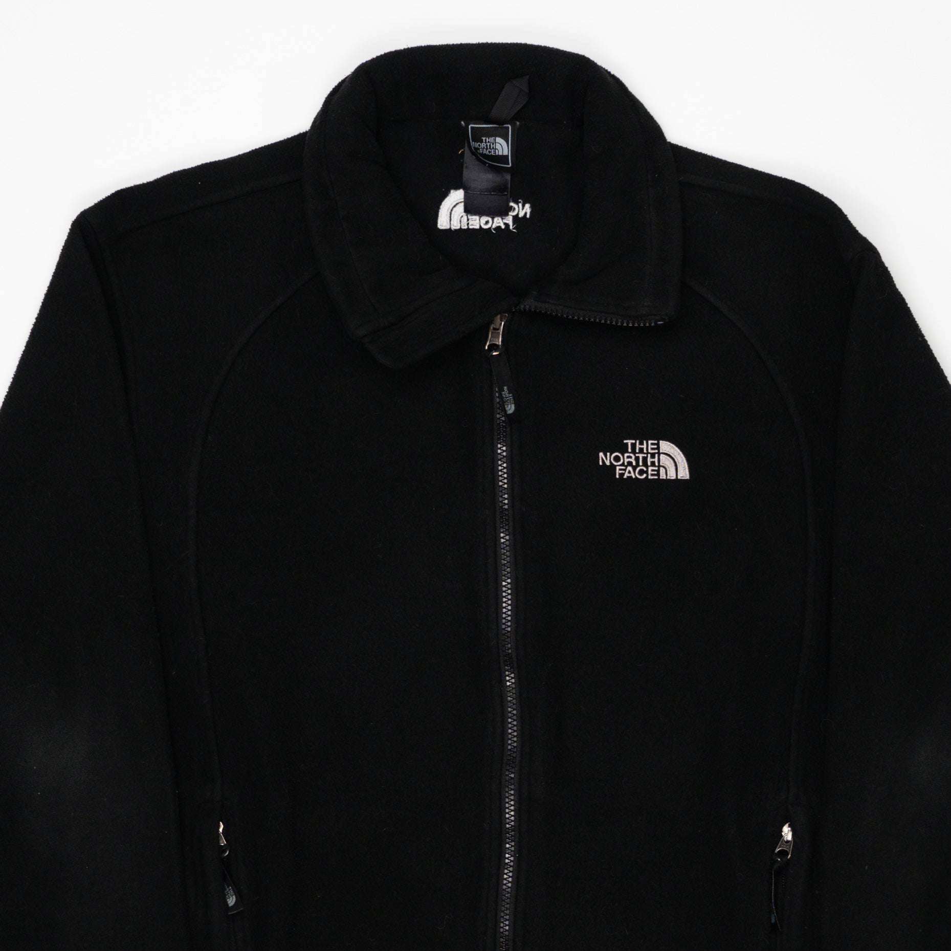 Vintage Black North Face Zip Up Fleece (M) | Rebalance Vintage.