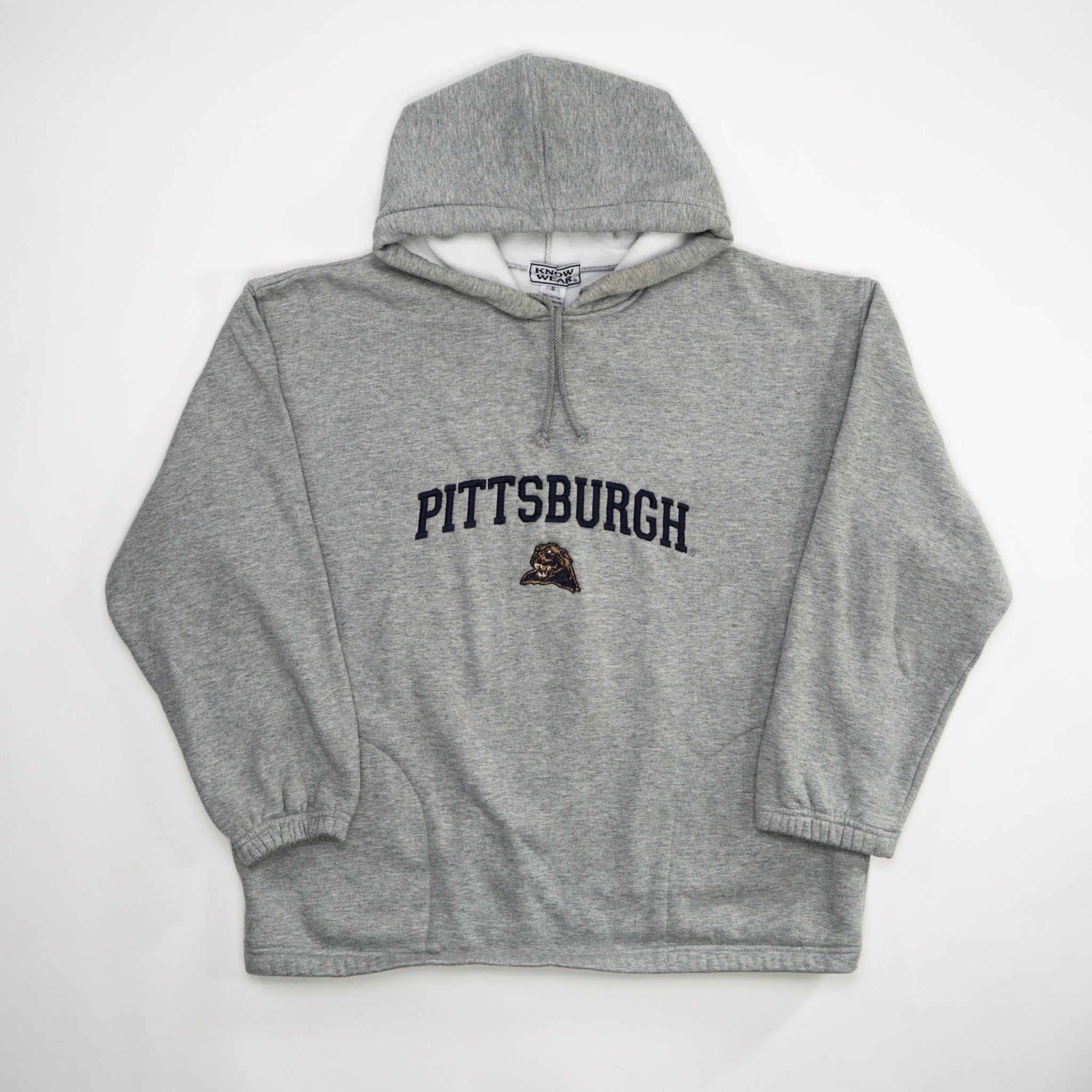 Vintage Grey Pittsburgh Panthers Hoodie (L) | Rebalance Vintage.