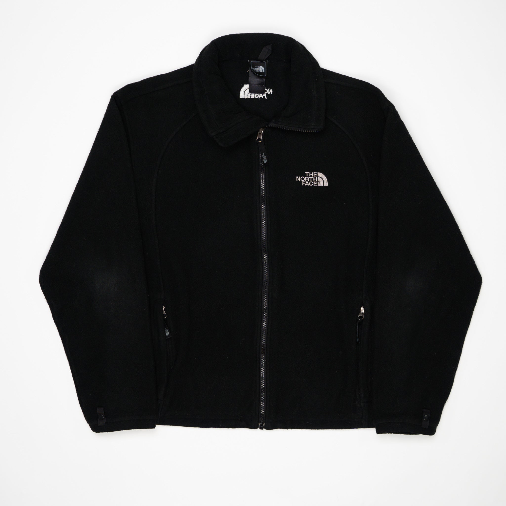 Vintage Black North Face Zip Up Fleece (M) | Rebalance Vintage.