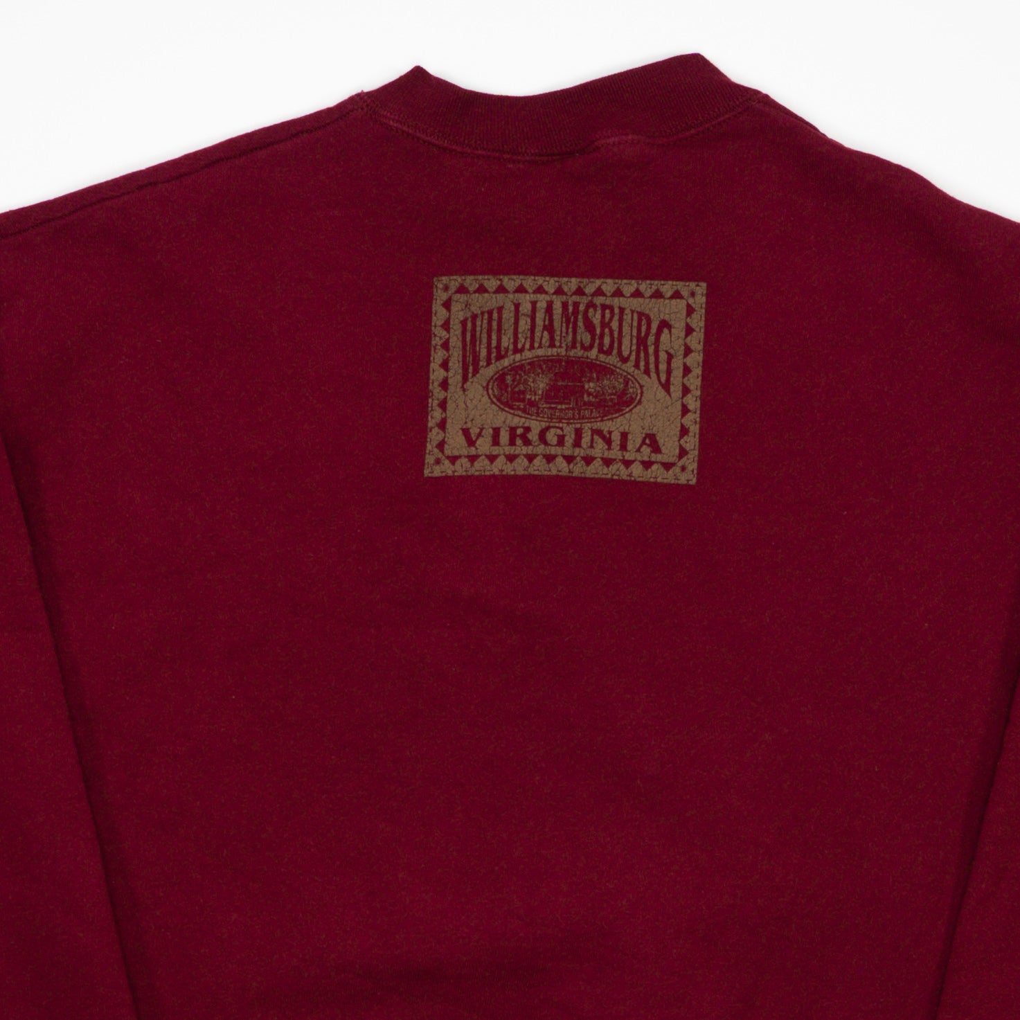 Vintage Maroon Williamsburg Virginia Crewneck (L)