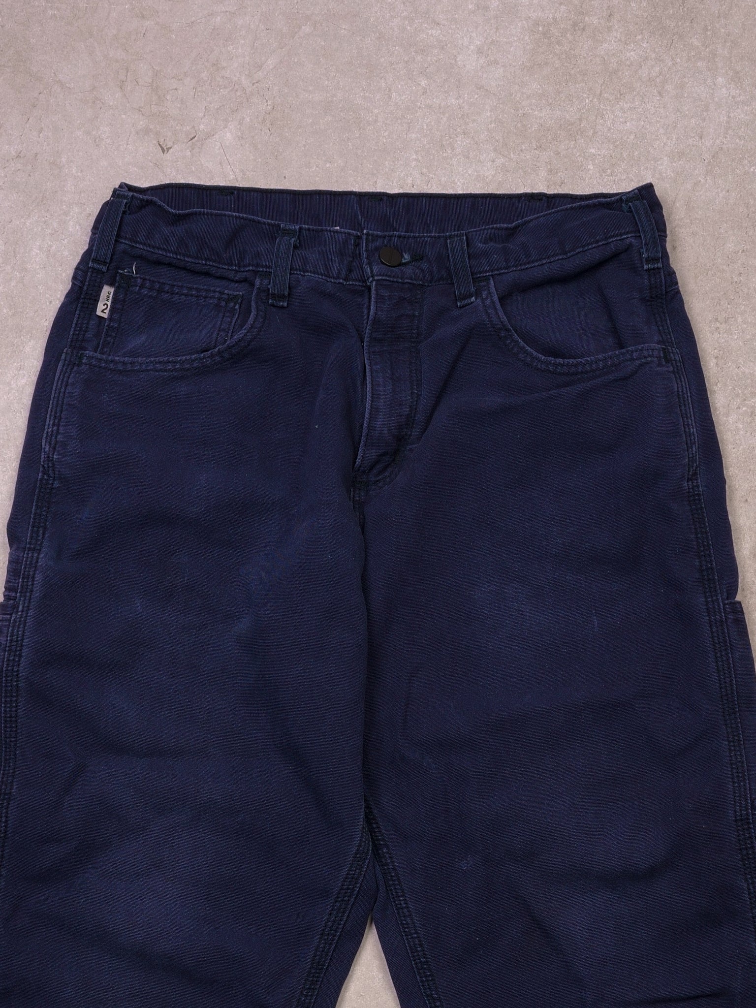 Vintage 90s Dark Blue Carhartt Carpenter Pants (32x30)