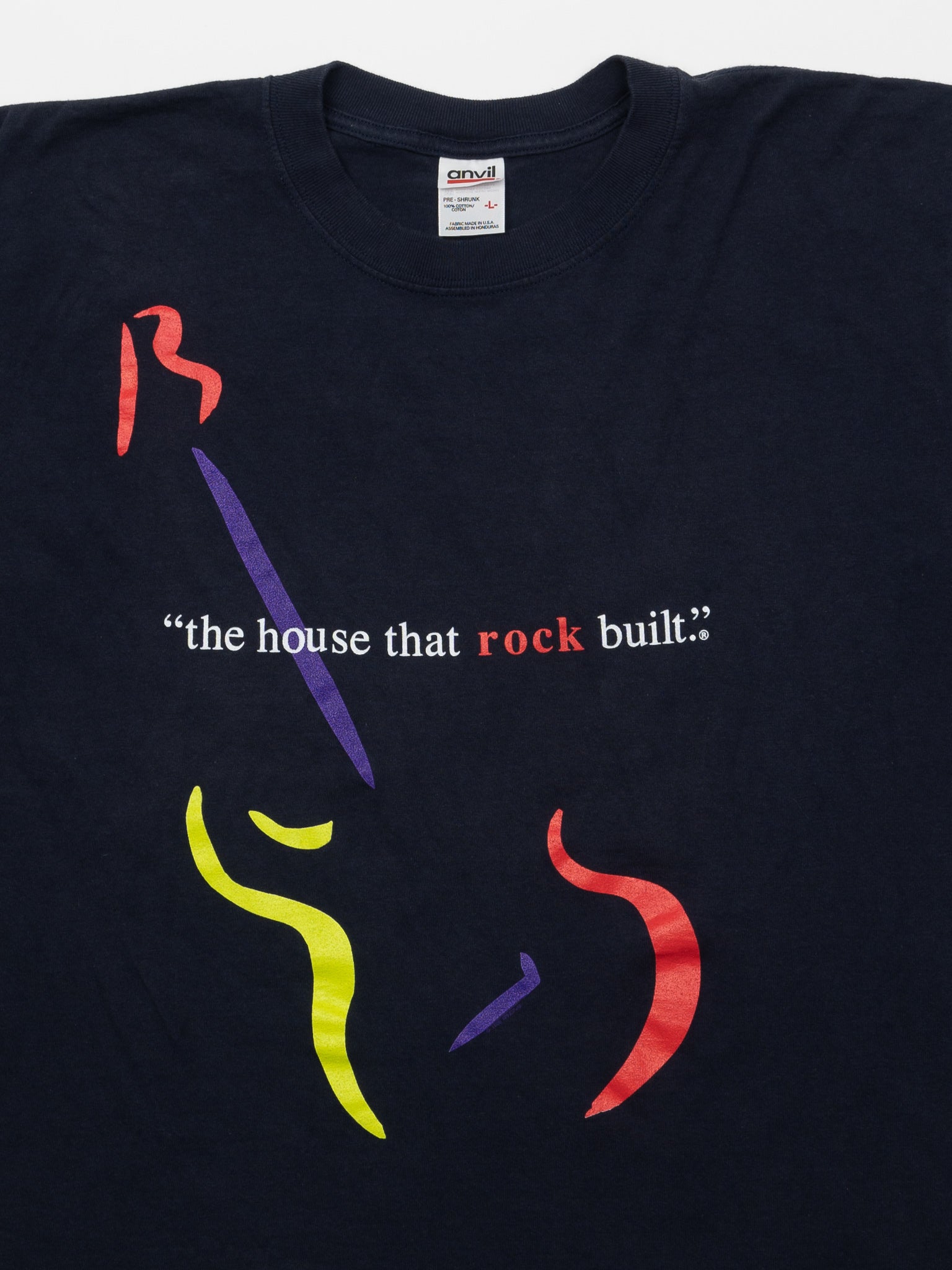 Vintage '00 Blue The House That Rock Built Tee (M)