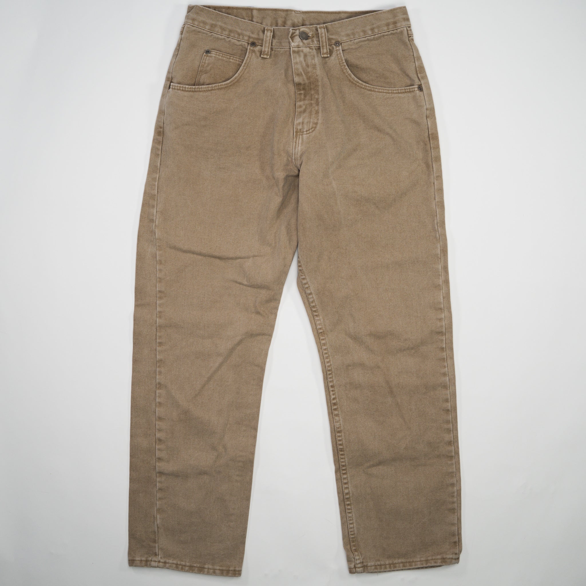 Vintage Washed Beige Wrangler Jeans (32 x 30)