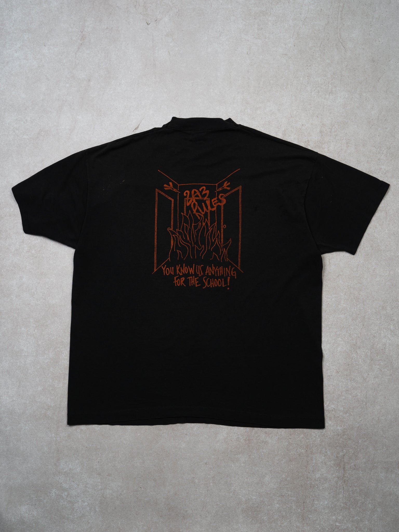 Vintage 90s Black 2A3 The Fire Mod Tee (L)