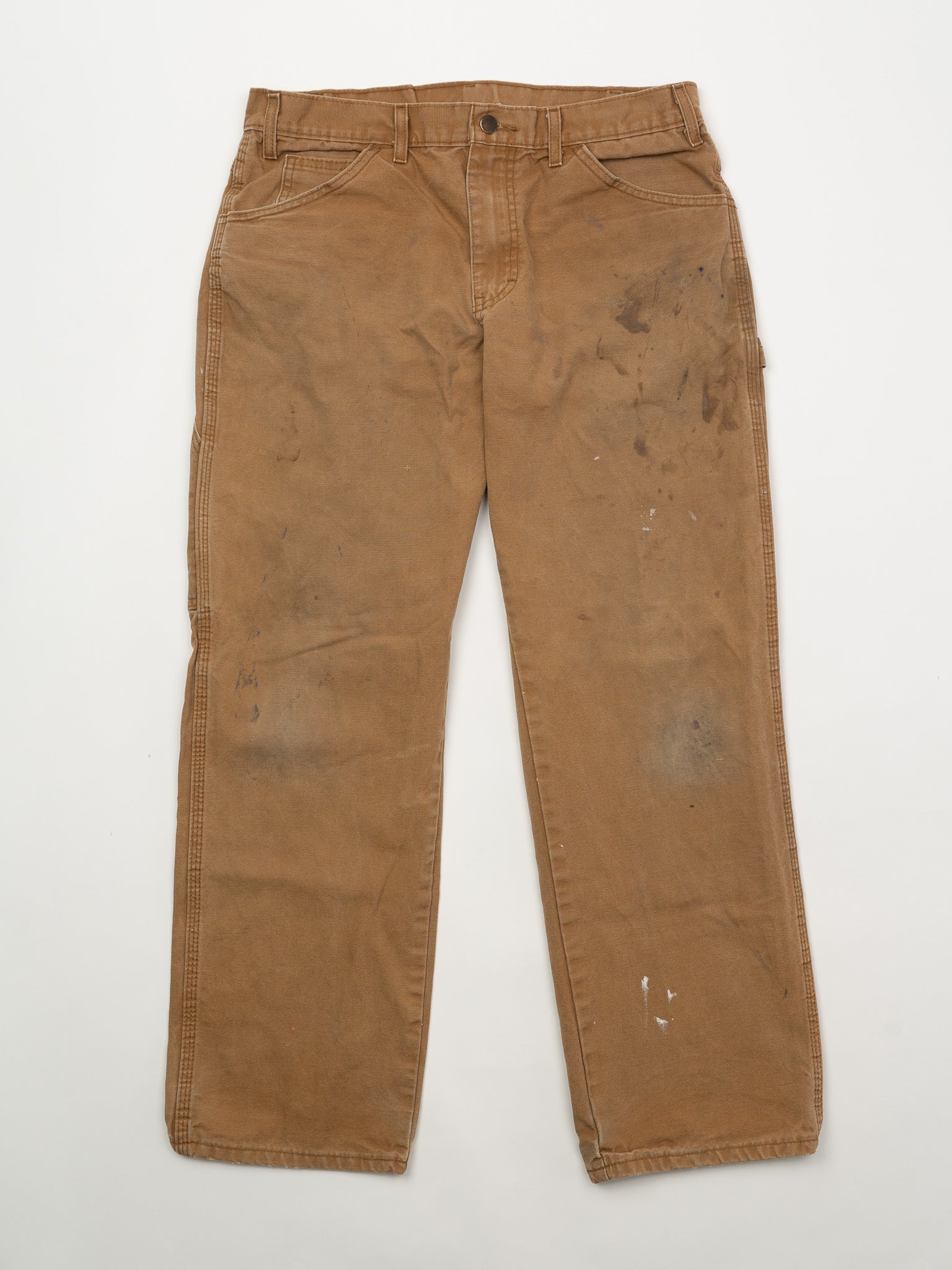 Vintage Camel Paint Splashed Dickies Cargo Pants (32 x 30)