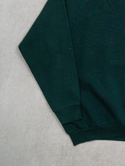 Vintage Forest Green Fruit of the Loom Crewneck (L)