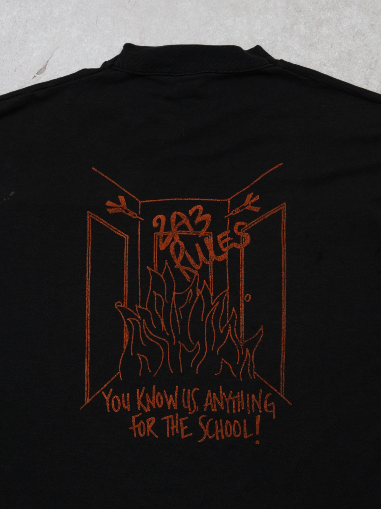 Vintage 90s Black 2A3 The Fire Mod Tee (L)