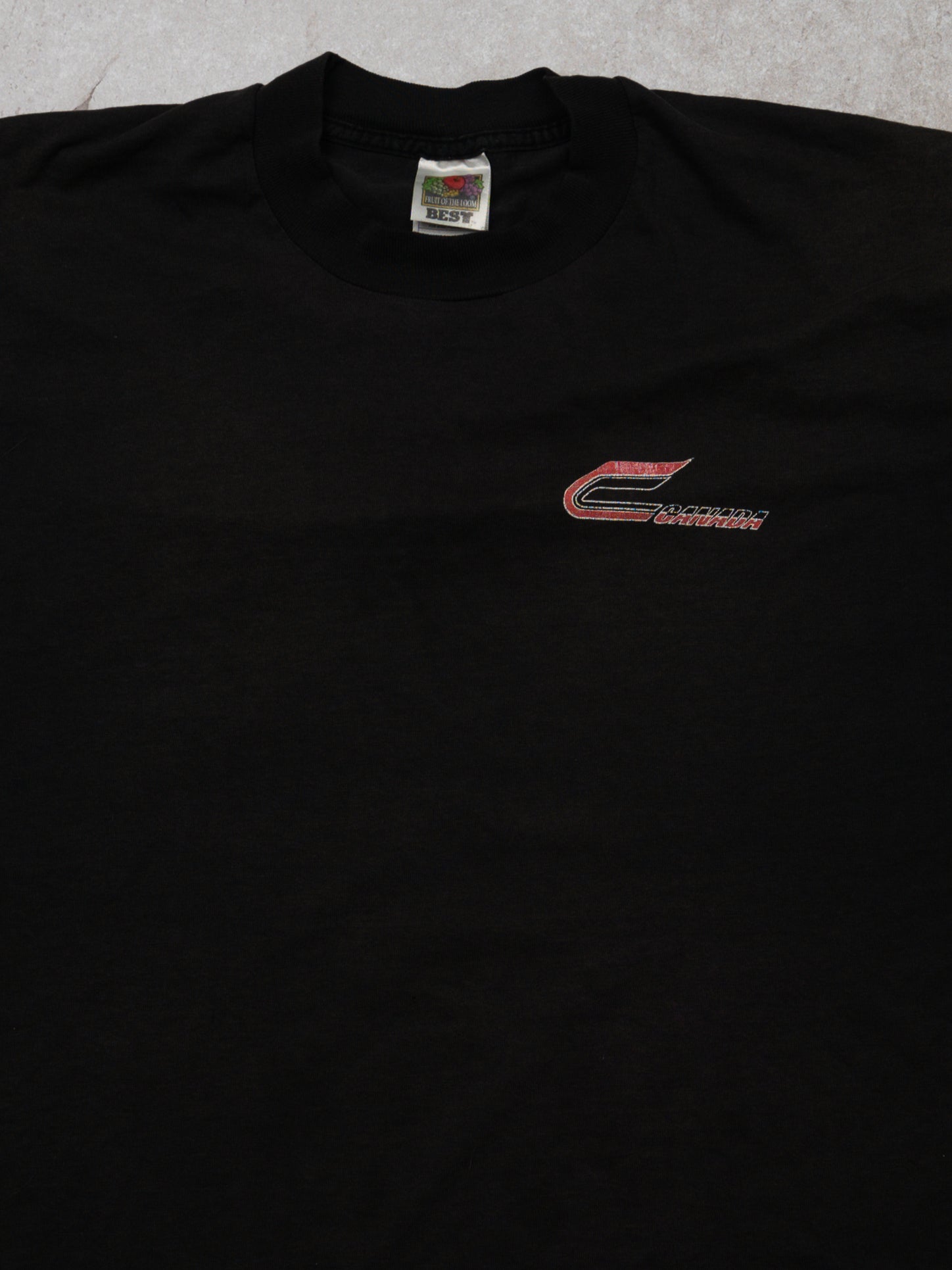 Vintage 90s Black 'C' Canada Tee (L)